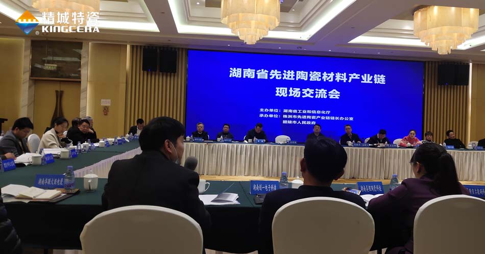 湖南省先進(jìn)陶瓷材料產(chǎn)業(yè)鏈現(xiàn)場交流會